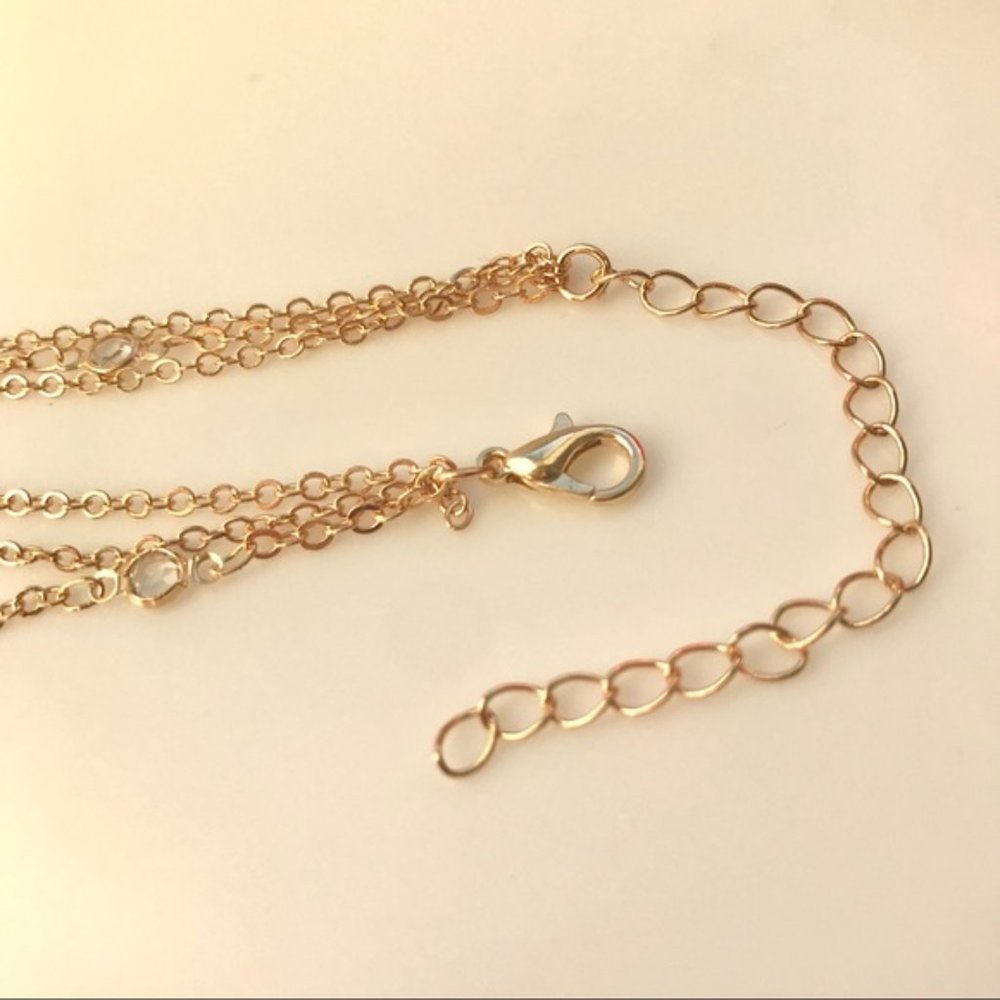 Indie “Starry Night” Boho Diamond Layered Necklace - Picture 2 of 2
